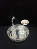 German Silver Nelangu Set 10 Inch