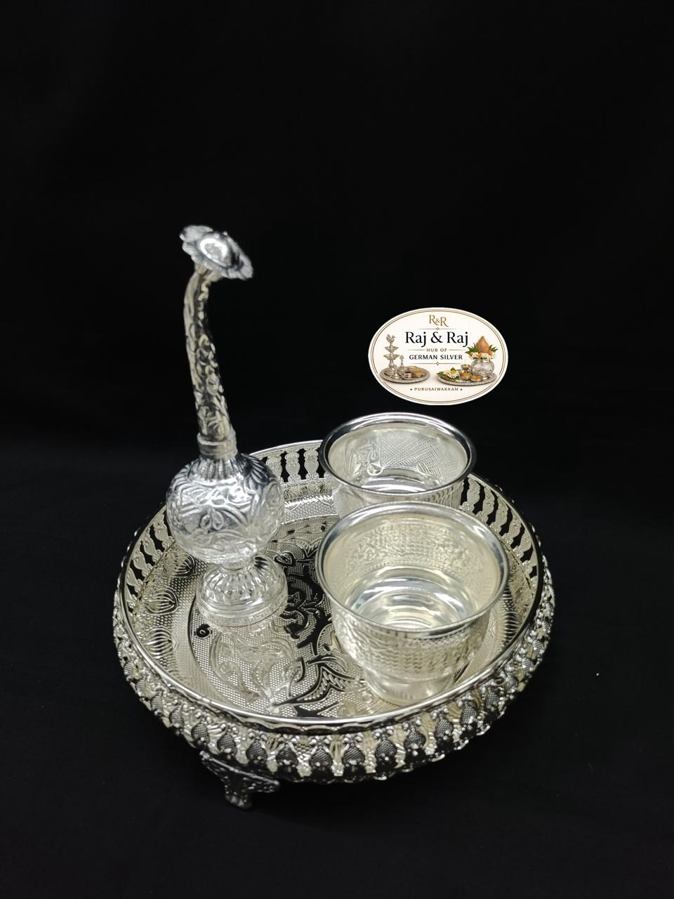 German silver nelangu set 8 inch
