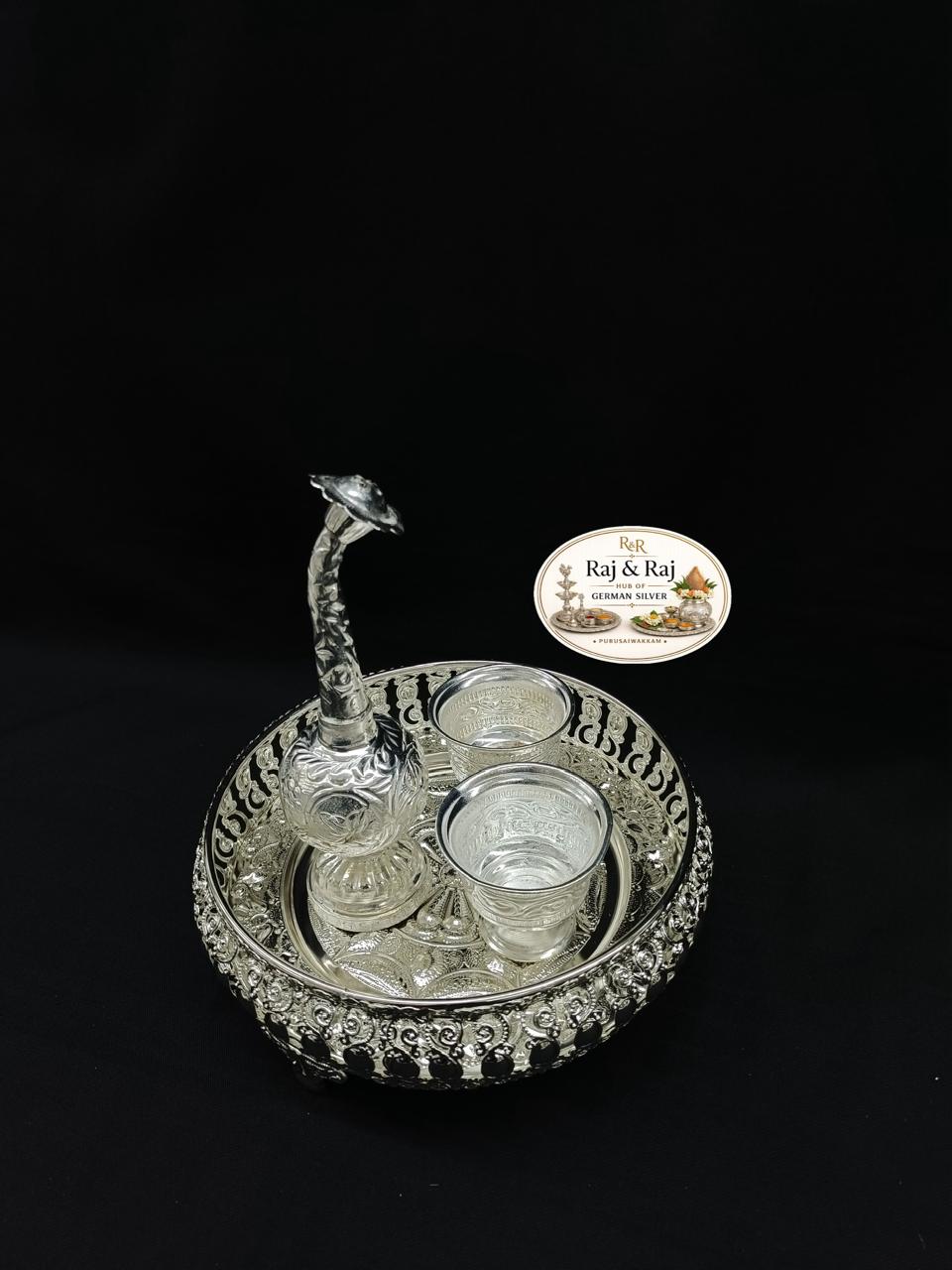 German silver nelangu set 8 inch