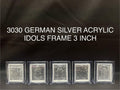 3030 German Silver Acrylic Idols Frame 3 Inch