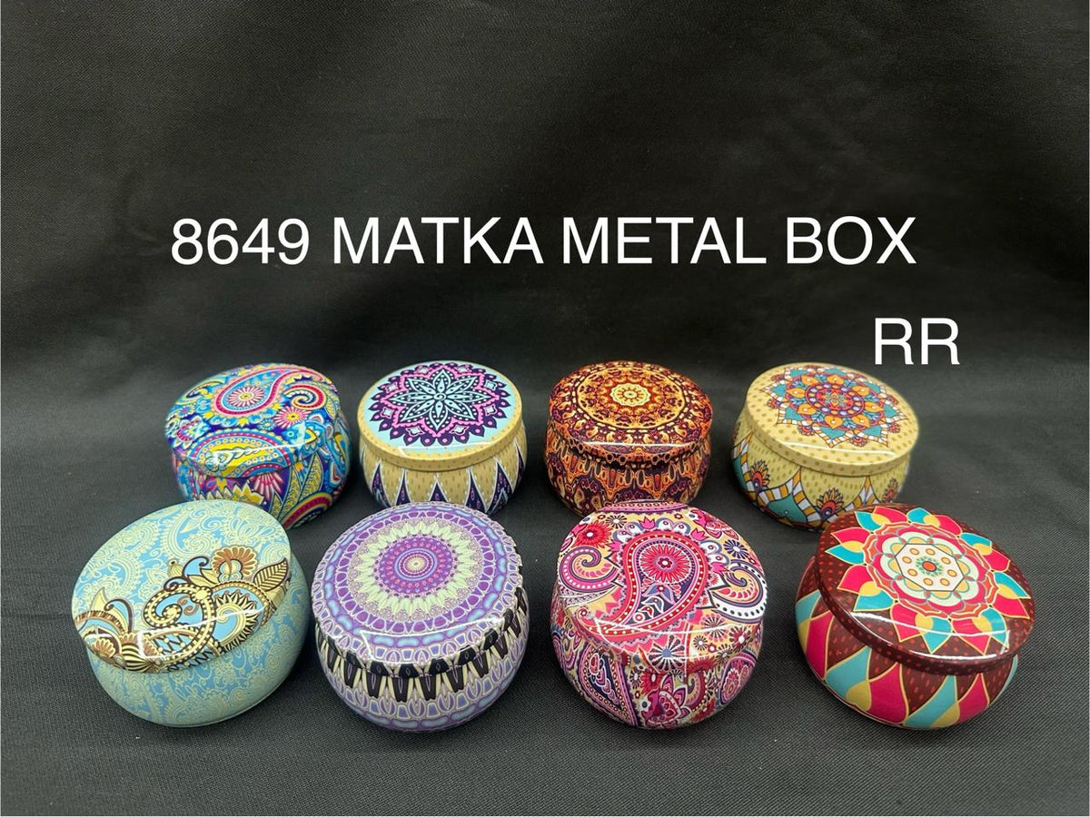 8649 Metal Gift Box 3 Inch