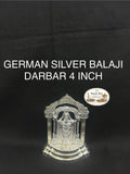 German Silver Darbar Balaji 4 Inch