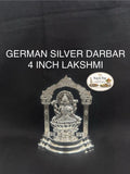 German Silver Darbar Lakshmi 4 Inch