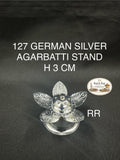 127 German Silver Agarbati Stand H 3 Cm