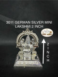 3011 German Silver Lakshmi Mini 2 Inch