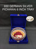 930 German Silver Pichawai Tray 6 Inch With Premium Packing