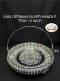 5356 German Silver Handle Tray 12 Inch