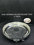 5335 German Silver Round Tray 11 Inch