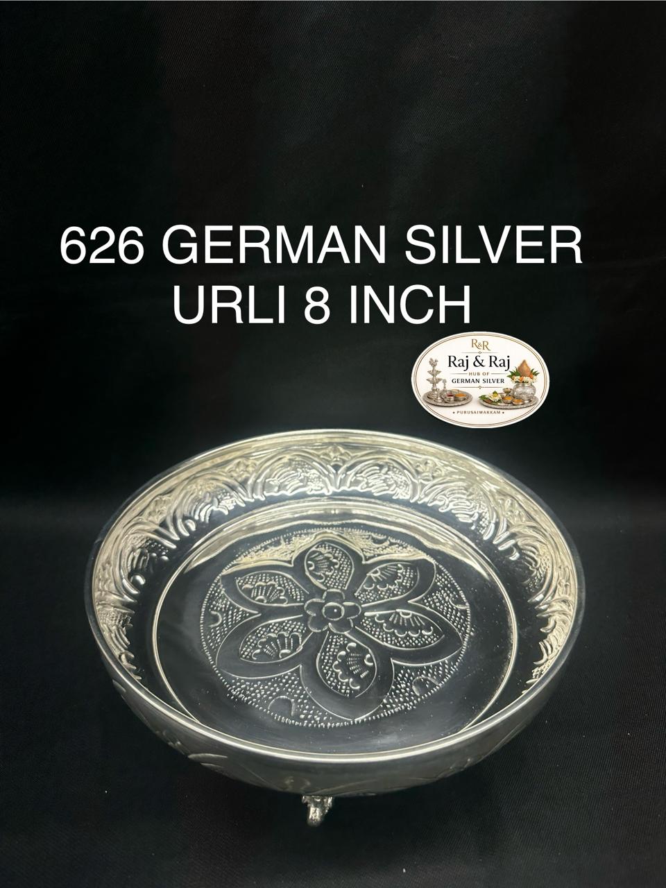 626 German Silver Urli 8 Inch
