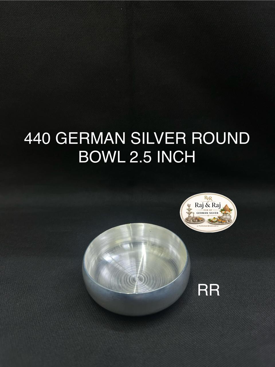 440 German Silver Bowl 2.5 Inch