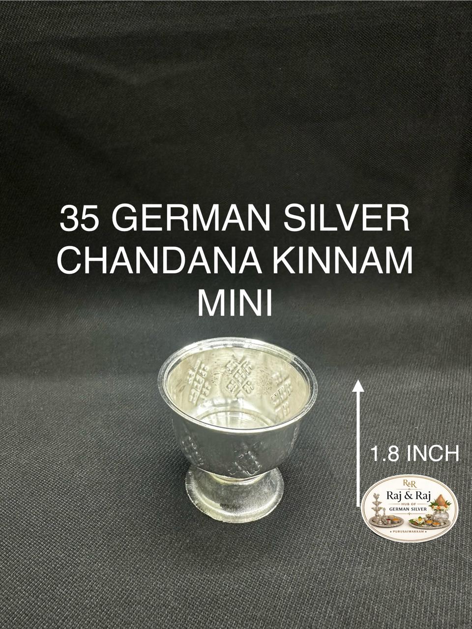 35 German Silver Mini Chandana Kinnam 1.8 Inch