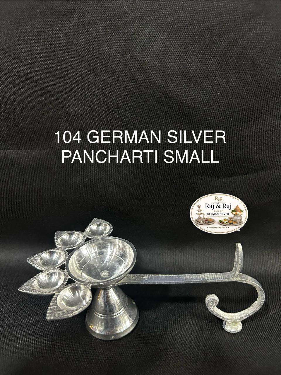 676 German Silver Pancharti Medium 5 In 1