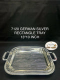 7120 German Silver Rectangle 13*10 Inch