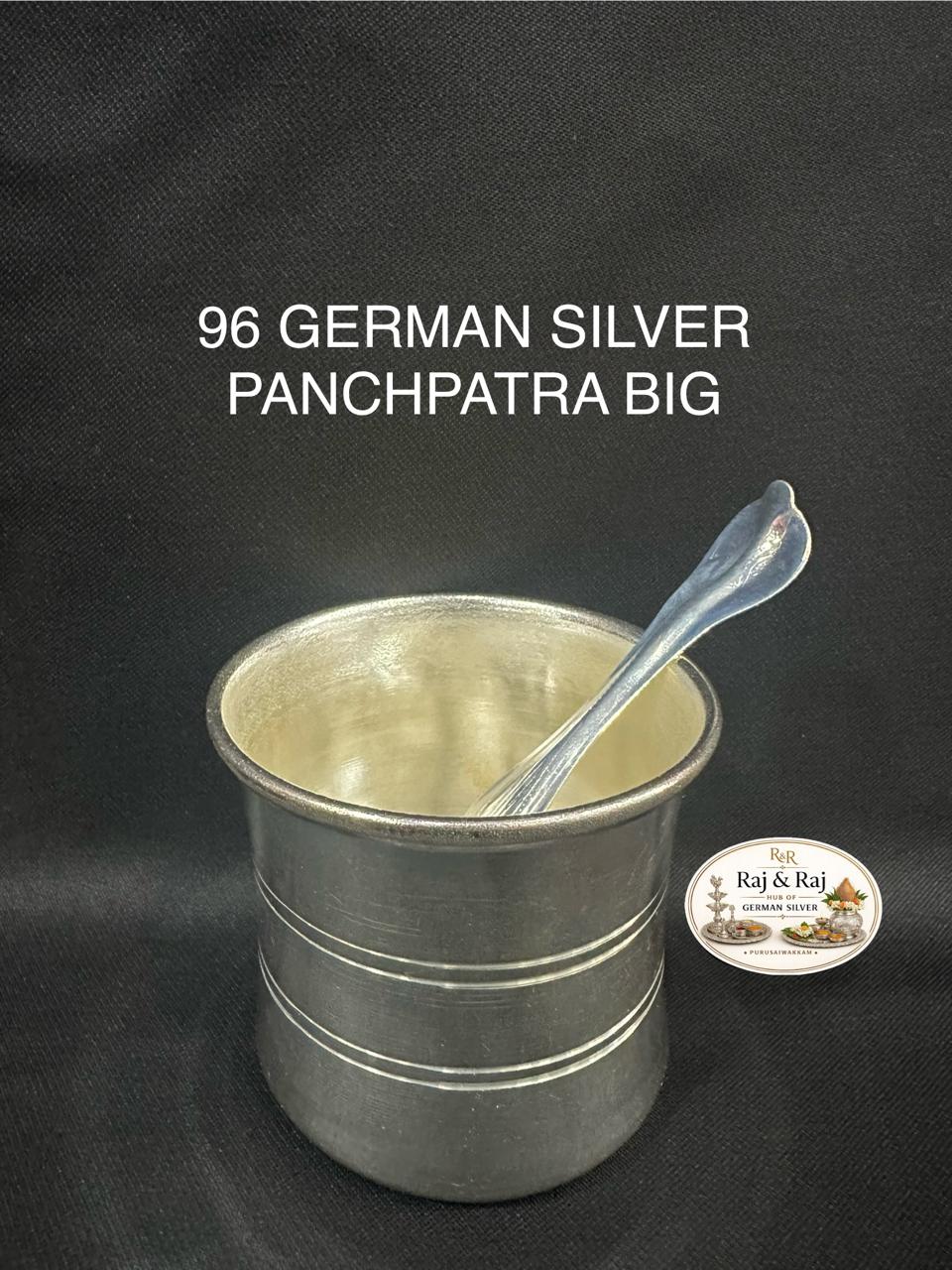 96 German Silver Panchpatra Big