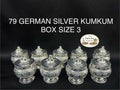 79 German Silver Kumkum Box Size 3