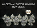 81 German Silver Kumkum Box Size 5