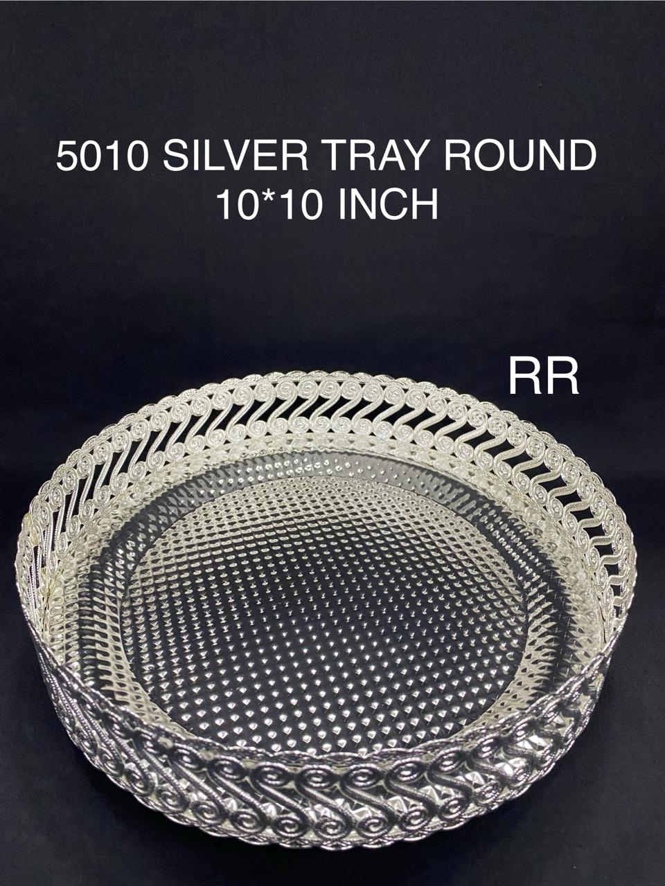 5010 German Silver Round 10 Inch