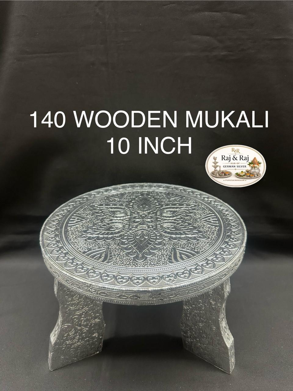 Wooden Mukali Traditional Pooja Stand – 10 Inch | Puja Accessory