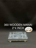 Wooden Manai Pooja Platform – 2x4 Inch Rectangle | Puja Seat