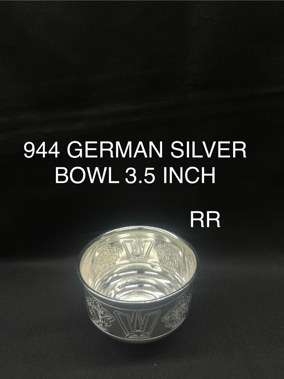 944 German Silver Bowl 3.5 Inch