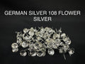108 German Silver Flowers (Silver)