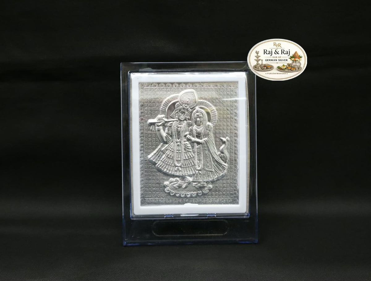 341 German Silver Idol Frame 6 Inch Big