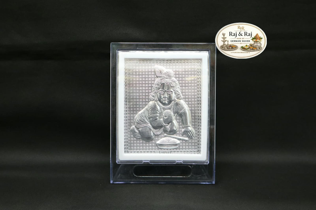 341 German Silver Idol Frame 6 Inch Big
